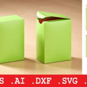 Arquivo Digital CAIXAS CAIXA RETANGULAR COM ABERTURA LATERAL E RECORTE 01