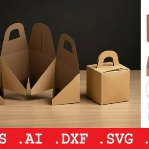 Arquivo Digital CAIXAS DE PRESENTE DOBRÁVEL COM ALÇA 01