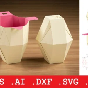 Arquivo Digital CAIXAS FACETADA OVO DE PÁSCOA 01