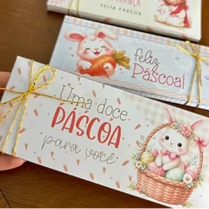 Arquivo Digital KIT DE PÁSCOA CAIXA BARRA DE CHOCOLATE 01