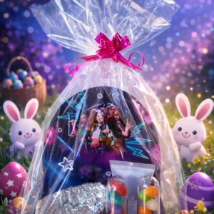 Arquivo Digital KIT DE PÁSCOA MINI CONFEITEIRO GUERREIRAS DO K-POP 01