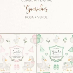 Arquivo Digital KIT ILUSTRAÇÕES GANSINHO 01