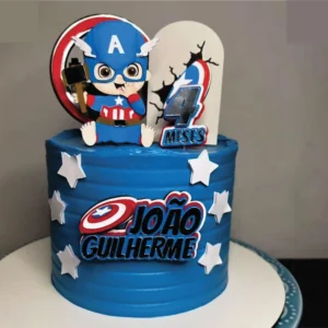 Arquivo Digital TOPO DE BOLO CAPITÃO AMERICA 01