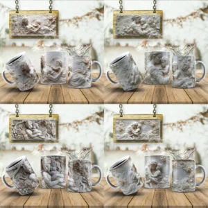 Arquivo Digital KIT DIA DAS MÃES CANECA MARMORE GESSO 01