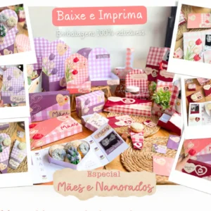 Arquivo Digital KIT DIA DAS MÃES LEMBRANCINHAS FLORAL 01