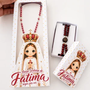 Arquivo Digital CAIXAS TERÇO + BRINDE - NOSSA SENHORA DE FÁTIMA 01