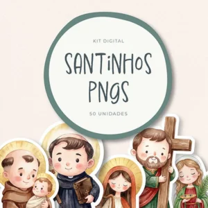 Arquivo Digital KIT ILUSTRAÇÕES SANTINHOS 01