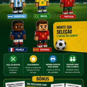 Arquivo Digital BONECOS CRAFT COPA DO MUNDO 01