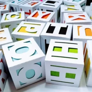 Arquivo Digital CAIXAS CUBO ALFABETO 01
