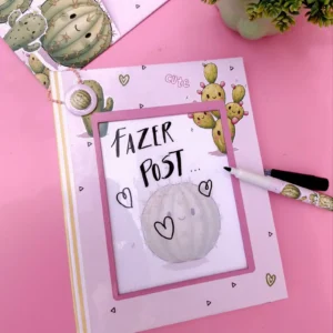 Arquivo Digital CADERNO QUADRO CUTE CACTO 01