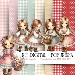 Arquivo Digital KIT ILUSTRAÇÕES FOFURINHA 01