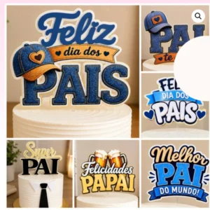 Arquivo Digital TOPO DE BOLO PACK DIA DOS PAIS 01