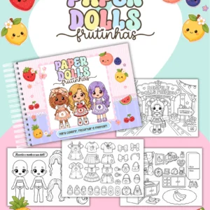 Arquivo Digital LIVRO DE COLORIR FRUTINHAS 04